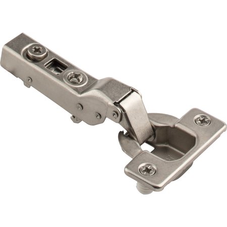 HARDWARE RESOURCES 110° Heavy Duty Partial Overlay Cam Adjustable Soft-close Hinge with Press-in 8 mm Dowels 700.0179.25